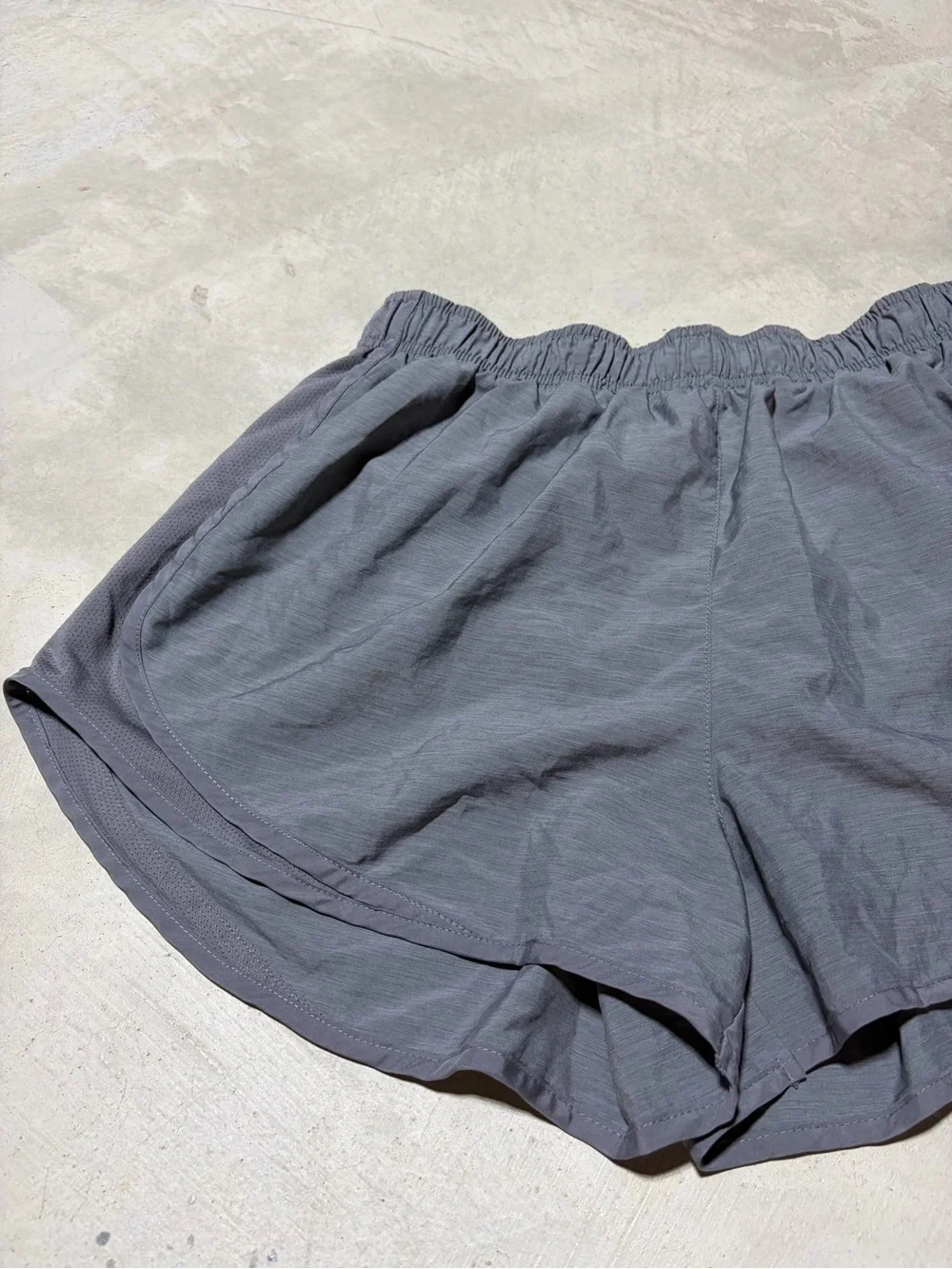 Nike Women’s Charcoal Athletic Shorts with Swoosh XL